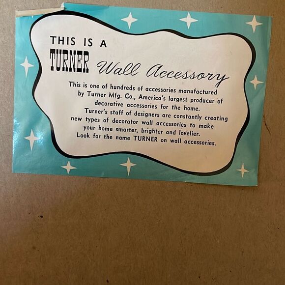 Mid century wall art by Turner  Grape vine raised art. Signed . - Picture 8 of 12